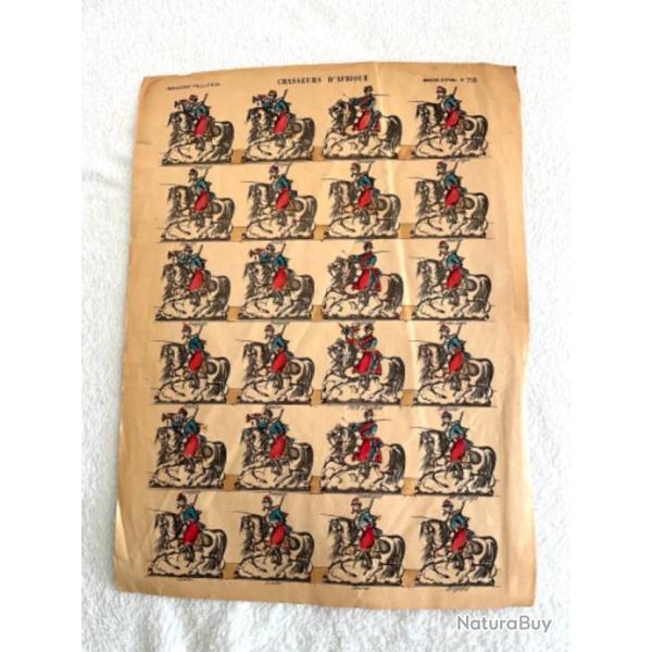 Imagerie d'Epinal �chasseurs d'Afrique�� N�258