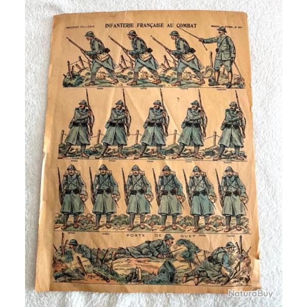 Imagerie d'Epinal ��Infanterie Fran�aise au combat�� N�151