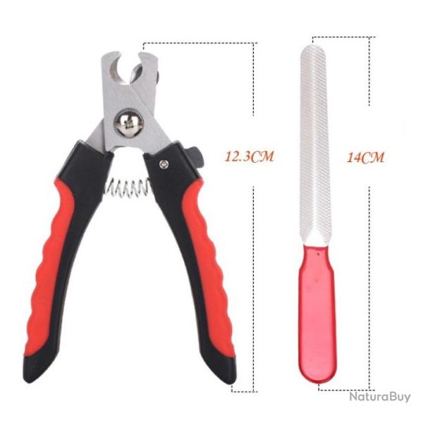 Coupe griffe et sa lime - 12.3cm