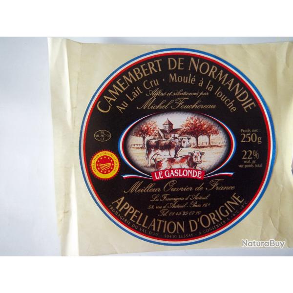 �tiquette camembert "sp�ciale palais de l'�lis�e" collection