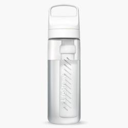 Gourde filtre &agrave; eau Lifestraw Go Series 650 ml blanche