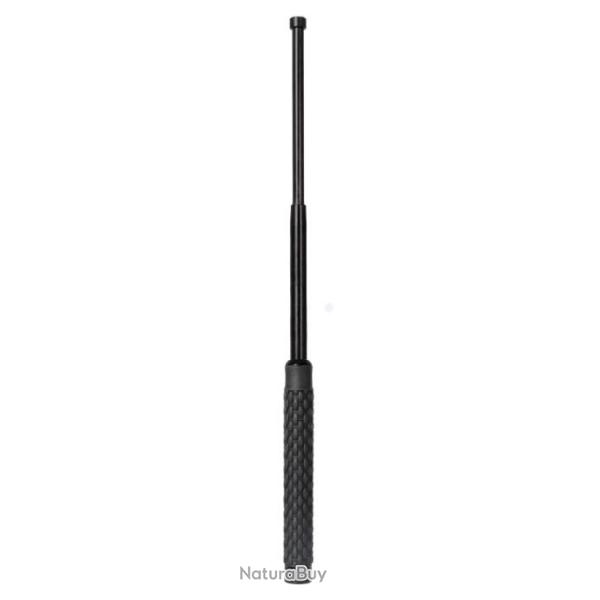 op�def! Matraque t�lescopique 21" acier avec �tui poign�e caoutchouc