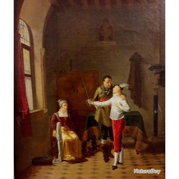 Jean Baptiste Mallet (1759-1835) - la le�on d'escrime