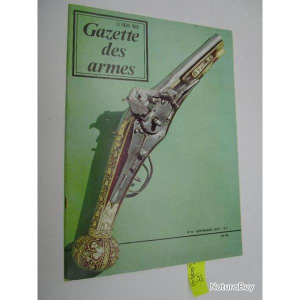 Gazette des armes n�_8 septembre 1973