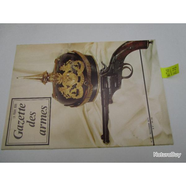 Gazette des armes n�10  . novembre   1973