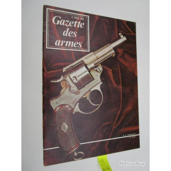 Gazette des armes n�12 janvier 1974