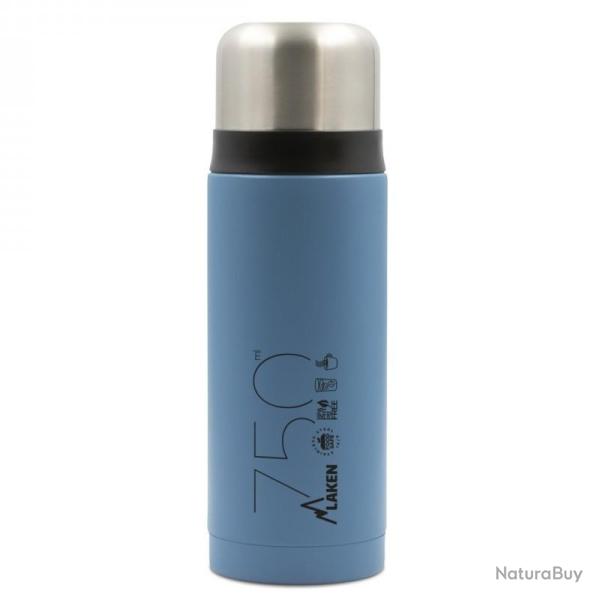 Thermo Laken 0,75L inox bleu