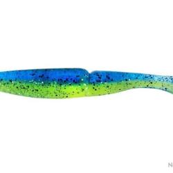 Leurres souples sawamura one up shad 3" blue gold glitter