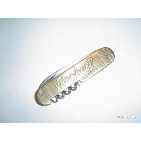 Canif  ancien type coursolle Publicit� St Raphael