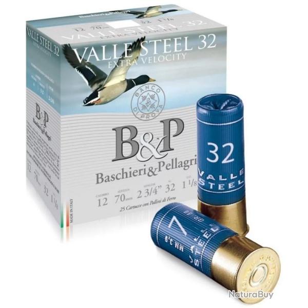 CART. ACIER B&P VALLE STEEL 32 CAL. 12 / 70 MM N� 3 32 G BJ BTE 25