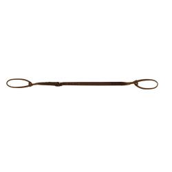 COUNTRY SELLERIE BRETELLE EN CUIR PLEINE FLEUR DOUBLE LASSO