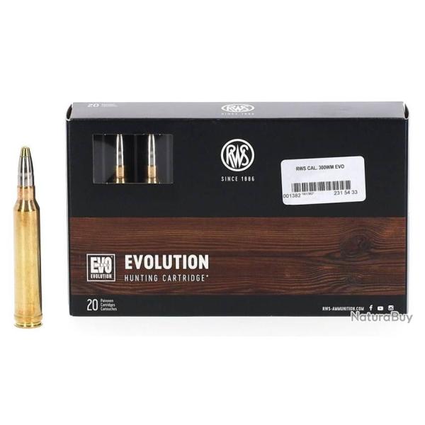 RWS CAL. 300 WIN MAG EVOLUTION 184GR / 11.9 GRAMMES