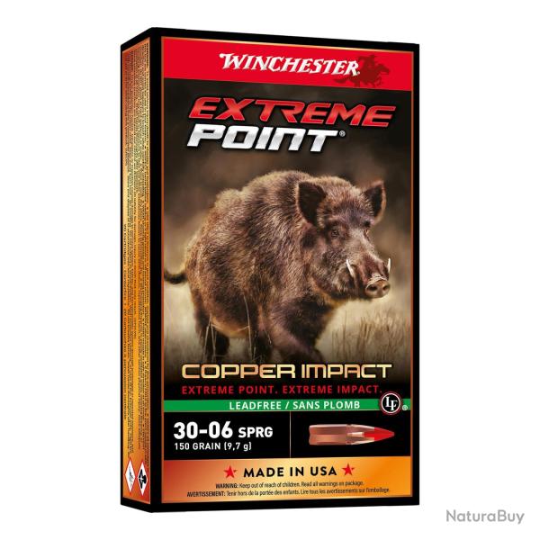 WINCHESTER CAL. 30.06 SPRG EXTREME POINT 150GR / 9.72 GRAMMES