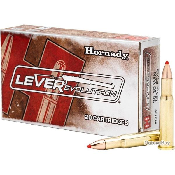 HORNADY CAL .30-30 WIN LEVER EVOLUTION 160GR / 10.4 GRAMMES