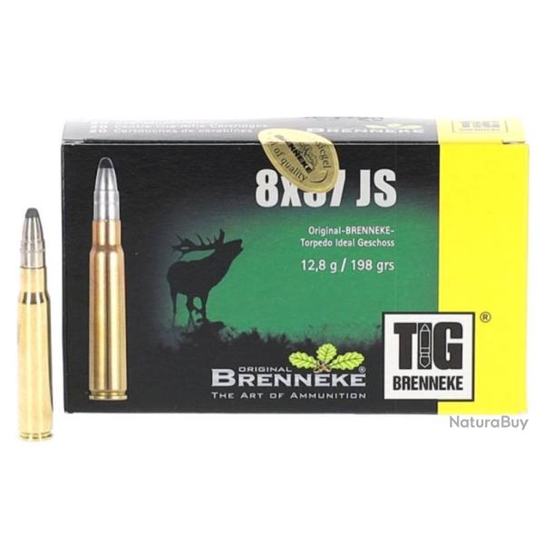 BRENNEKE CAL.8X57 JS TIG 198gr / 12.8 GRAMMES