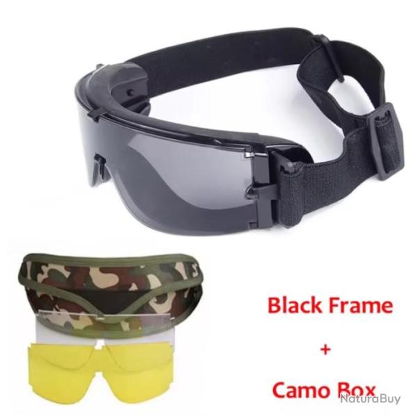 Lunettes de Soleil Militaires - Protection UV400, Anti-vent et Anti-bu�e