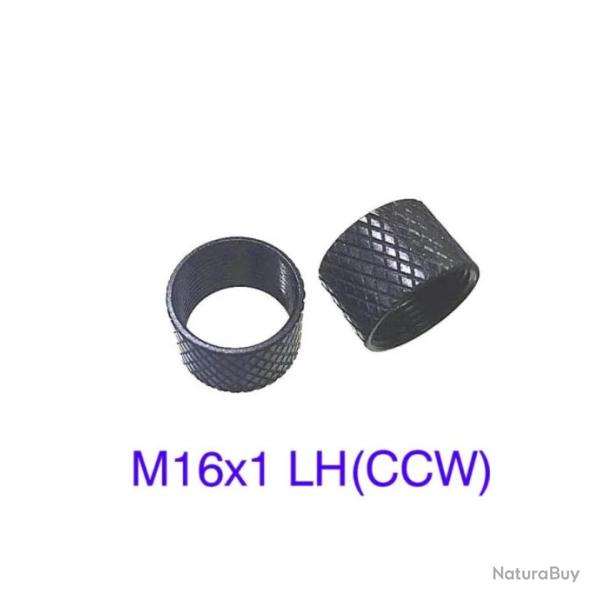 2 pi�ces  - Bague protection filetage M16x1 CCW (LH)