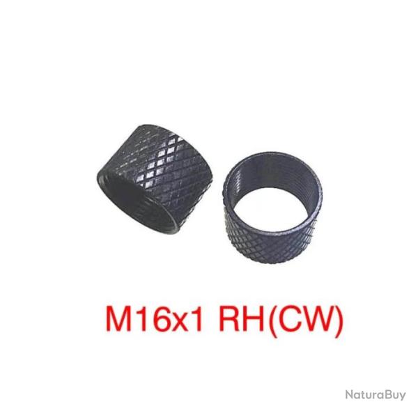 2 pi�ces  - Bague protection filetage M16x1 CW (RH)