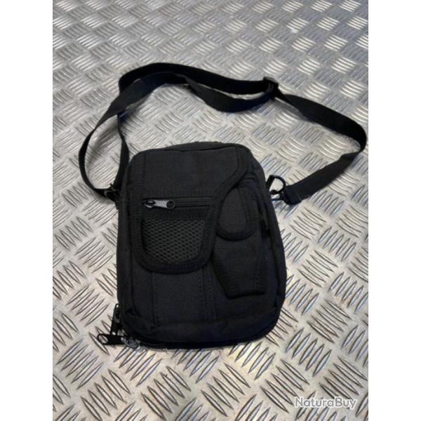 Sacoche bandouli�re noir avec �tui d�tachable mfh
