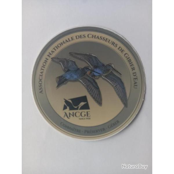Autocollant chasse gibiers d'eau n5