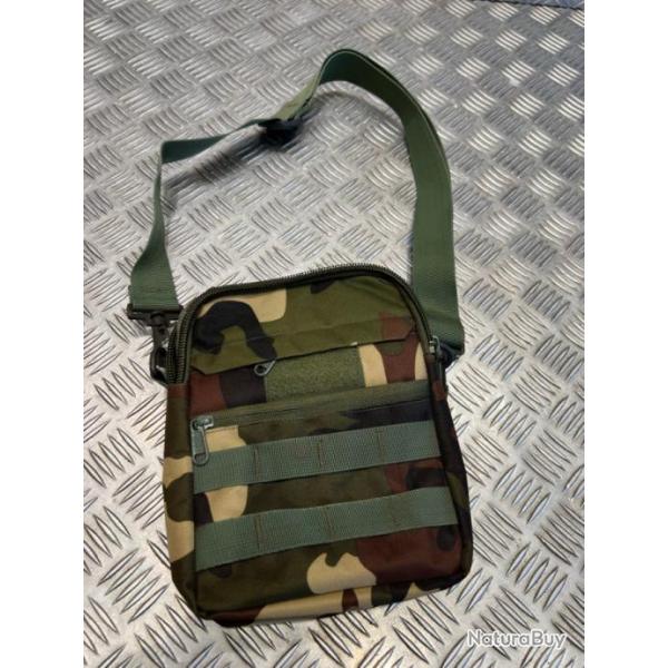 sac sacoche pochette bandouli�re camo neuf