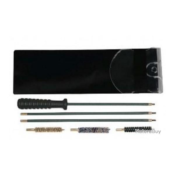 Kit de nettoyage pour carabine de cal. .22 - 3 tiges gain�es - pochette