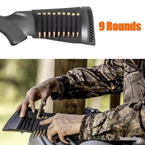 Cartouchi�re Crosse Fusil 9 Balles Fine Nylon Munition GT Tir Plein Air Sportif Dul 9 Coquilles