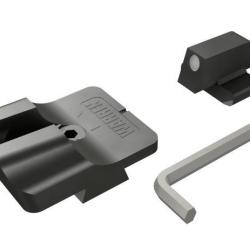 Hausse noire WARREN et guidon point blanc CANIK pour TP9