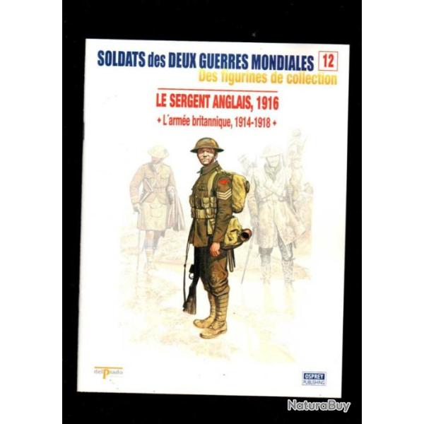 l'arm�e britannique 1914-1918 del prado-osprey fascicule soldats des deux guerres mondiales 12