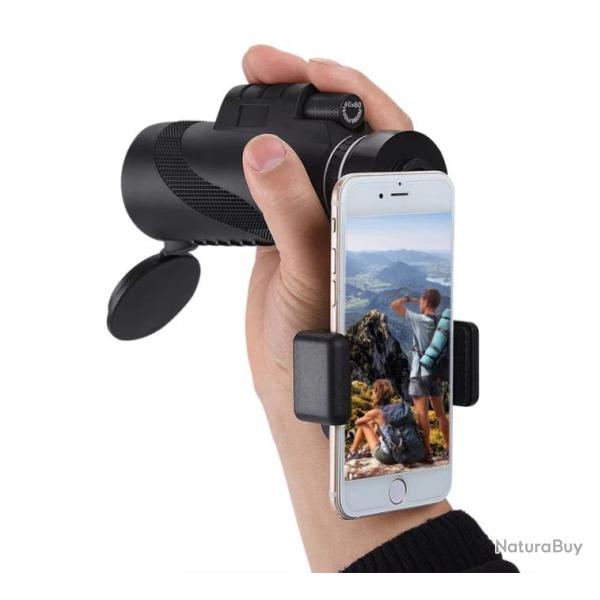Monoculaire T�lescope HD 80X100 5000m Portable Observation Animale Chasse Voyage Sport Camping