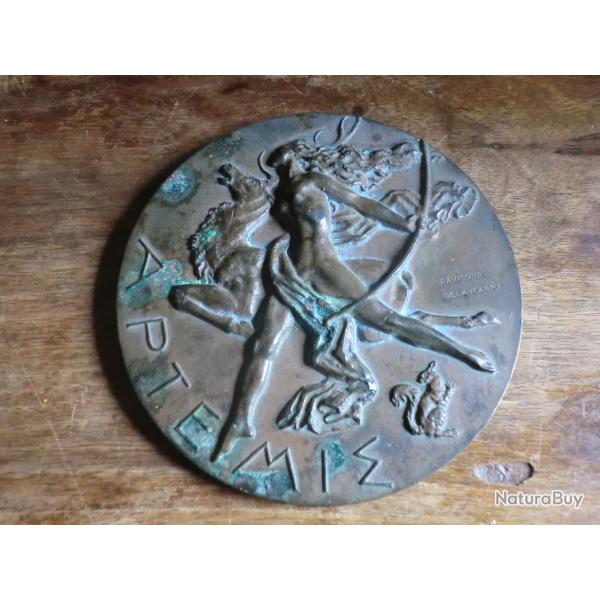 m�daille art�mis " bronze  d�esse de la chasse " grand module