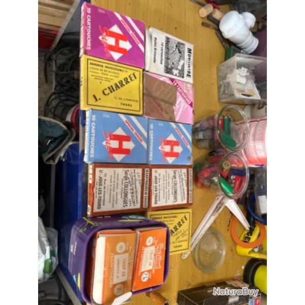 Lot de 150 cartouches de chasse de calibre 16