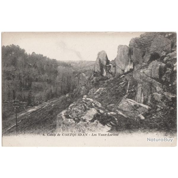 CPA MILITARIA  -  CAMP DE CO�TQUIDAN  -  LES VAUX-LORIENT