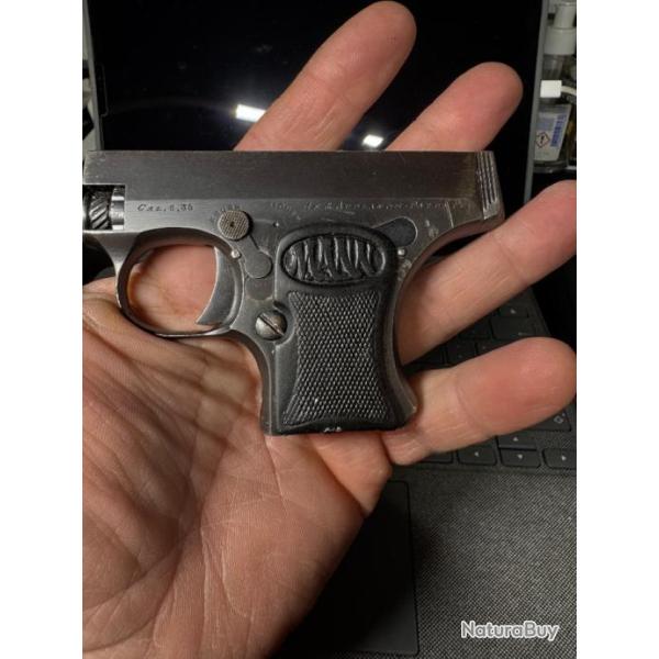 Plaquettes de crosse pistolet fritz mann mod�le 1