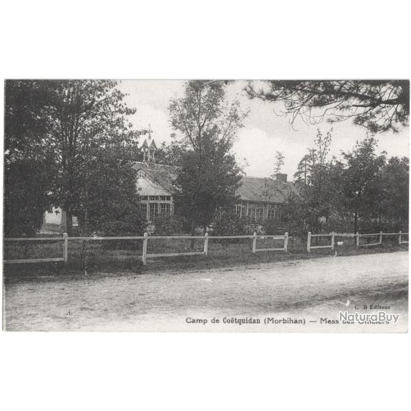 CPA MILITARIA  -  CAMP DE CO�TQUIDAN  -  MESS DES OFFICIERS