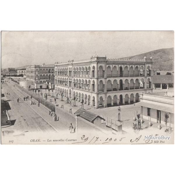 CPA MILITARIA  -  ORAN (ALG�RIE)  -  LES NOUVELLES CASERNES
