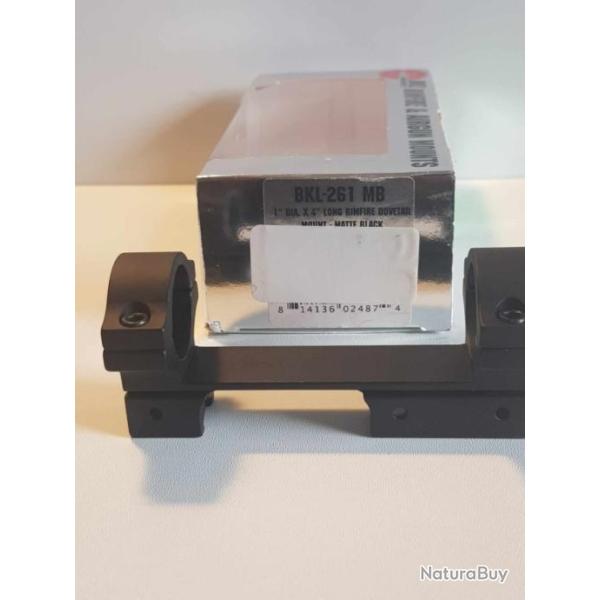 Montage BKL 1" (25.4 mm) pour rail de 11mm air comprim� et 22lr 261-MB