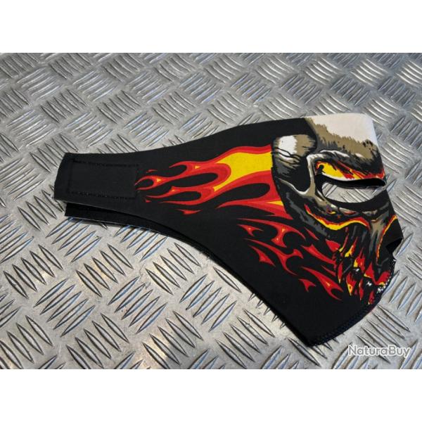 Masque n�opr�ne Airsoft int�gral Red zombie