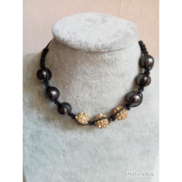 collier ou bracelet ancien diamtre 12 cm ferm rglable