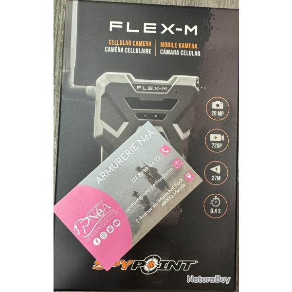 Spypoint Flex M avec Carte SD, Antenne 4G et Casquette