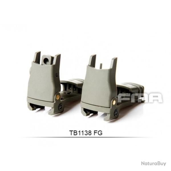 Mires MFT Flip-up - Foliage Green - FMA