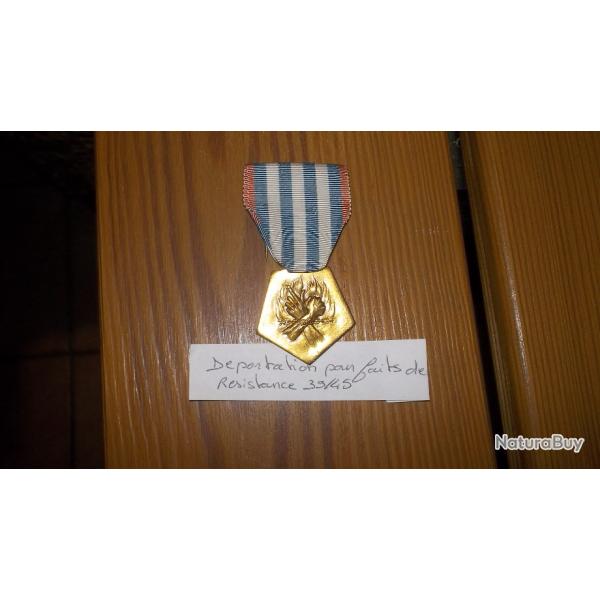 medaille de la d�portation 39/45