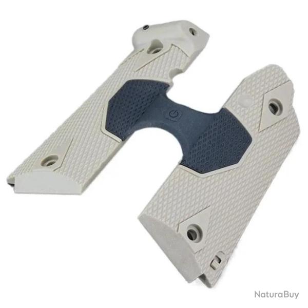 Plaquette de crosse style 1911 avec pointeur laser int�gr� - Tan