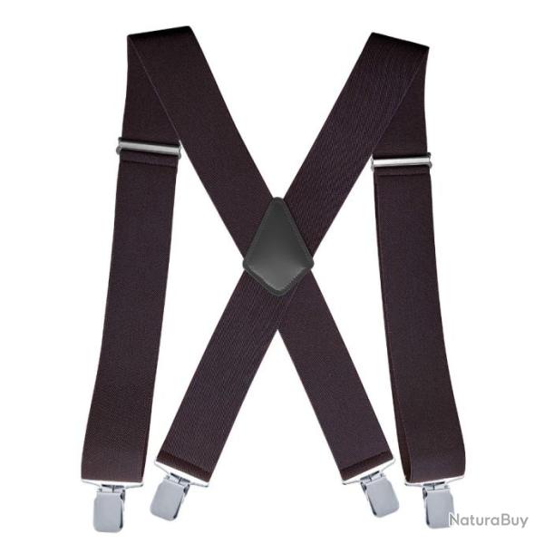 Bretelles de chasse marrons caf� - LIVRAISON GRATUITE