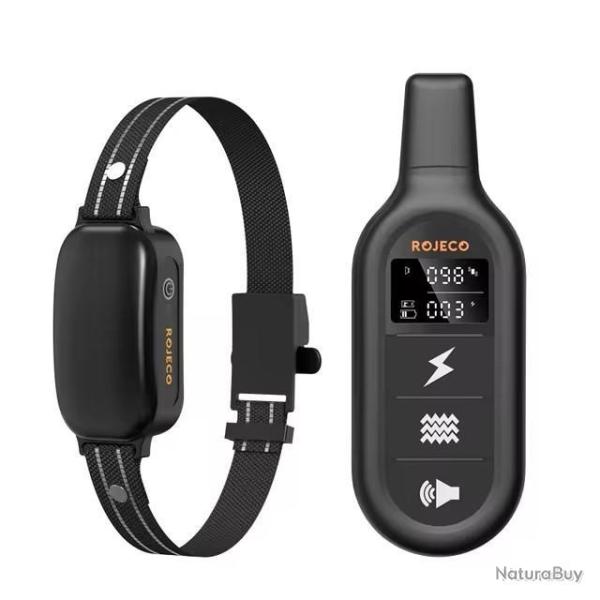 COLLIER DE DRESSAGE 3 MODES POUR CHIEN TOUTES TAILLES - �TANCHE - 30J AUTONOMIE LIVRAISON GRATUITE