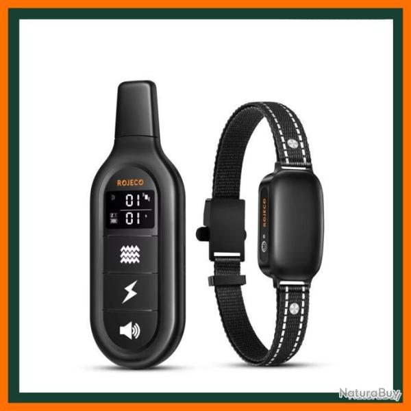 COLLIER DE DRESSAGE POUR CHIEN TOUTES TAILLES - 3 MODES - �TANCHE - 30J AUTONOMIE LIVRAISON GRATUITE