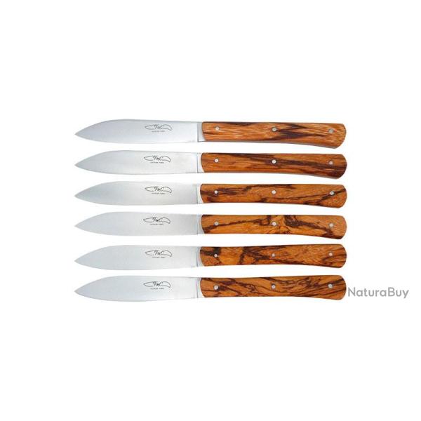 Couteau TMC Zen Table - Coffret 6 couteaux Bois de Serpent Bois de Serpent 10 cm