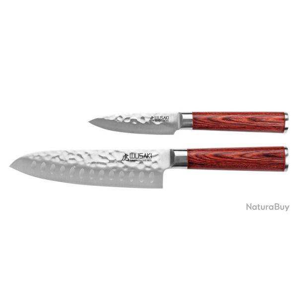 Wusaki Coffret 2 couteaux - S�rie Pakka X50