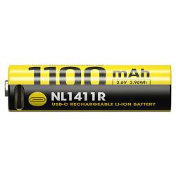 Accu Li-ion 14500 - Capacit&eacute; 1100mAh
