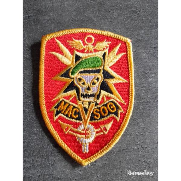 Ecusson patch Sog Beret vert force sp�ciale Vietnam MAGVSOG usa